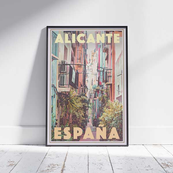 alicante spain POSTER | Limited Edition | Original Design by Alecse™ | Vintage Travel Poster Series