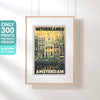 AMSTERDAM 5 PAYS-BAS AFFICHE | Édition Limitée | Conception originale par Alecse™ | Série d'affiches de voyage vintage