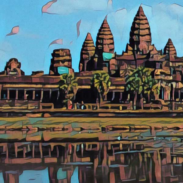 Original Vintage Travel Poster designed by Alecse™ | Limited Edition 300 ex