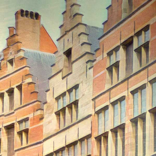 ANTWERPEN BELGIE POSTER | Limited Edition | Original Design by Alecse™ | Vintage Travel Poster Series