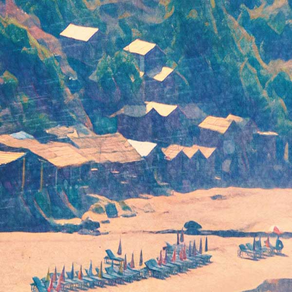 AFFICHE ARAMBOL SWEET LAKE | Édition Limitée | Conception originale par Alecse™ | Série d'affiches de voyage vintage