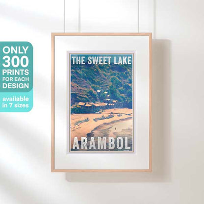 ARAMBOL SWEET LAKE POSTER | Limited Edition | Original Design by Alecse™ | Vintage Travel Poster Series