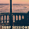 Details from The Sunset Surf Sessions poster of Guethary by Alecse