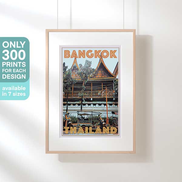 Bangkok Tuktuk Art in Hanging Frame - 300 Copy Exclusive Series