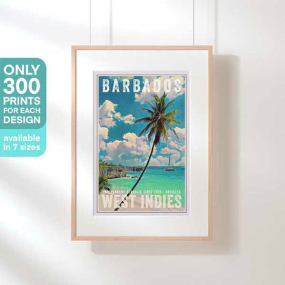 Barbados poster created by Alecse™ to commemorate the transition of the island into a republic on November 30th 2021 | Limited Edition 300ex