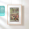 BARCELONA RAMBLA POSTER | Limited Edition | Original Design by Alecse™ | Vintage Travel Poster Series