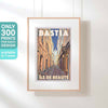 BASTIA CORSICA POSTER | Limited Edition | Original Design by Alecse™ | Vintage Travel Poster Series