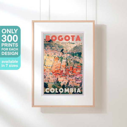 BOGOTA COLORS POSTER | Limited Edition | Original Design by Alecse™ | Vintage Travel Poster Series