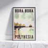 Affiche Bora Bora encadrée | Édition originale par Alecse™