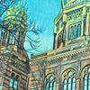 Details of Berlin poster New Synagogue | Germany Gallery Wall Print of Berlin