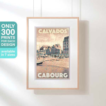 CABOURG CALVADOS POSTER | Limited Edition | Original Design by Alecse™ | Vintage Travel Poster Series