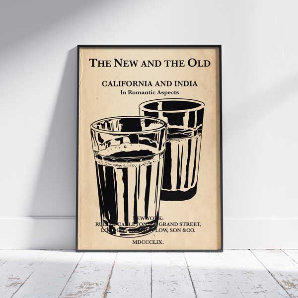 California India Poster Chai | Classic Indian Print by Shree