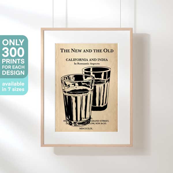 Limited Edition California India Poster Chai | Classic Indian Print