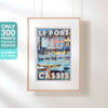 THE PORT OF CASSIS POSTER | Limited Edition | Original Design by Alecse™ | Vintage Travel Poster Series