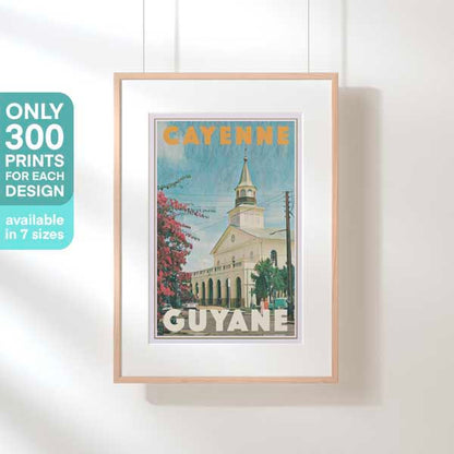 ST SAUVEUR CAYENNE POSTER | Limited Edition | Original Design by Alecse™ | Vintage Travel Poster Series