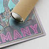 Our posters are printed on museum quality EMA paper with matte finish and shipped in carton tubes for maximum protection