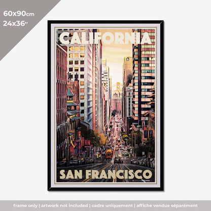 Classic Frame Black Wood 60x90cm / 24x36''