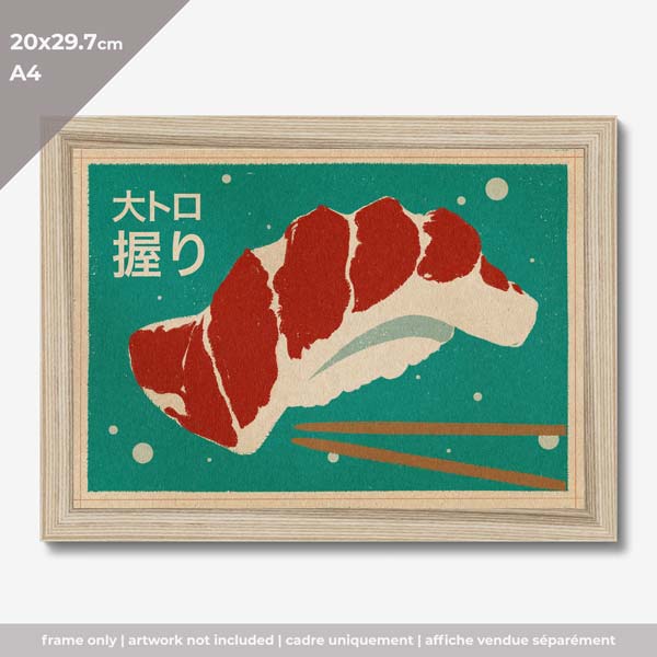 Classic Frame Natural Wood A4 / 21x29,7cm