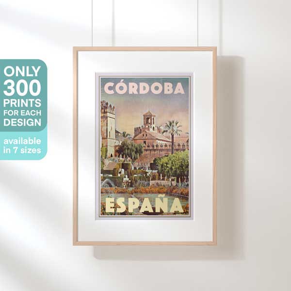 CORDOBA SPAIN POSTER | Limited Edition | Original Design by Alecse™ | Vintage Travel Poster Series