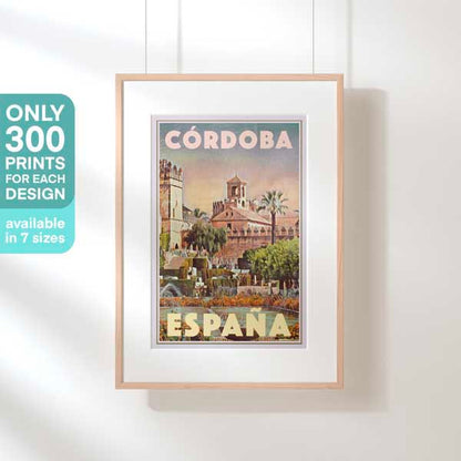 CORDOBA SPAIN POSTER | Limited Edition | Original Design by Alecse™ | Vintage Travel Poster Series