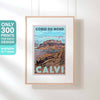 CALVI CORSICA POSTER | Limited Edition | Original Design by Alecse™ | Vintage Travel Poster Series