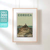 CORSICA TOUR DE LA PARATA POSTER | Limited Edition | Original Design by Alecse™ | Vintage Travel Poster Series