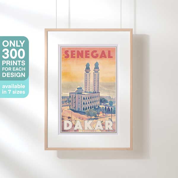 Affiche Dakar par Alecse, édition limitée, 300ex