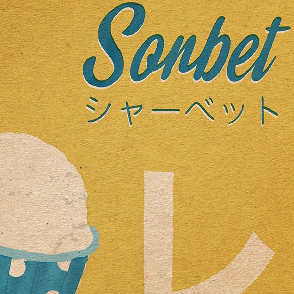 Zitronensorbet Poster