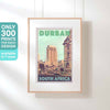 DURBAN STREET POSTER | Limited Edition | Original Design by Alecse™ | Vintage Travel Poster Series