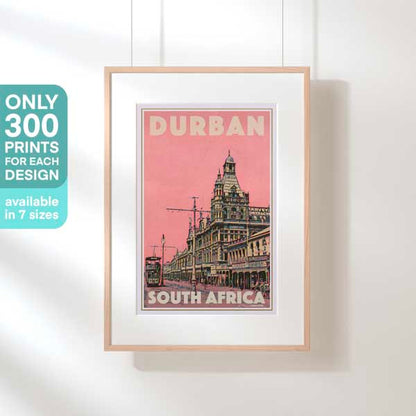WEST STRET DURBAN POSTER | Limited Edition | Original Design by Alecse™ | Vintage Travel Poster Series