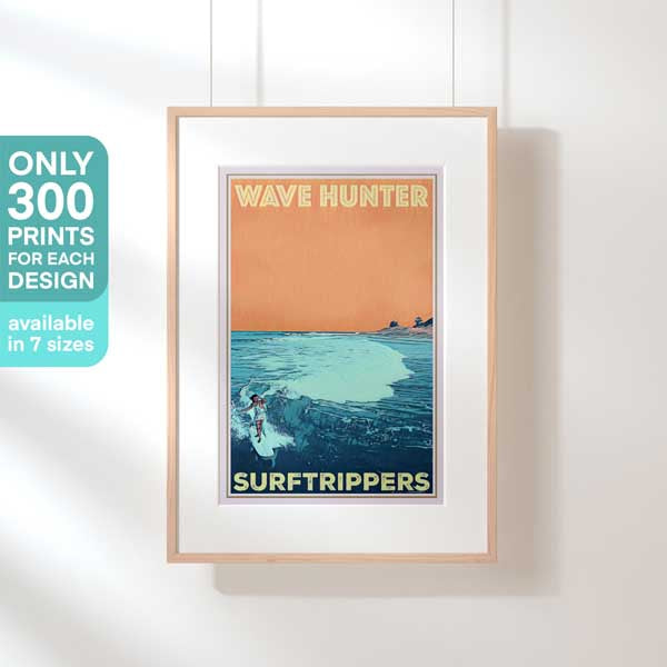 Poster da Surf Wave Hunter Longboard