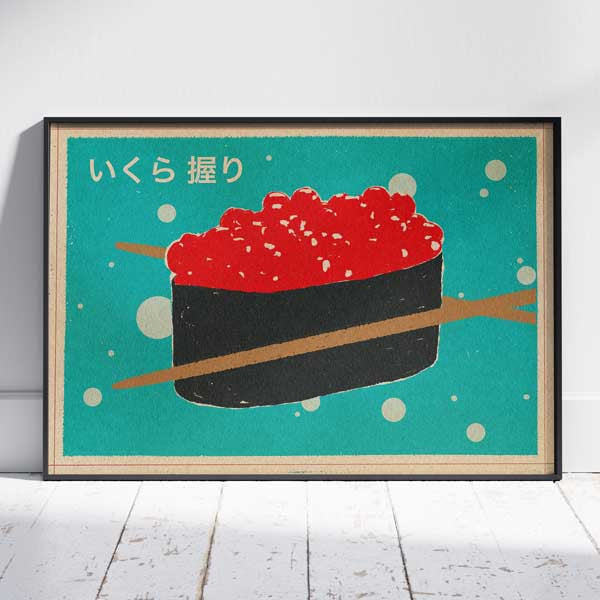 Sushi Posters Bundle Of 3