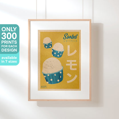 Affiche Sorbet au citron