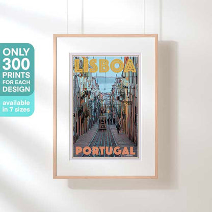 TRAM DOWN LISBOA POSTER | Limited Edition | Original Design by Alecse™ | Vintage Travel Poster Series