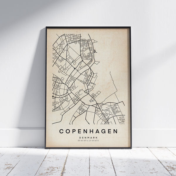 COPENHAGEN MAP POSTER
