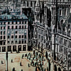 Details of Marienplatz poster by Alecse | Munich Travel Print