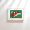 Framed   Otoro Nigiri Sushi  Poster created by Cha for Vintage Exotics™ª | Asian Pop Art
