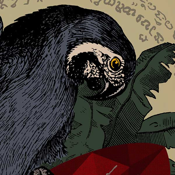 Parrot Poster Sak Yant