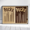 Affiche encadrée Pocky Biscuits créée par Cha pour Vintage Exotics™ª | Pop Art Asiatique