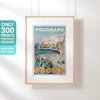 Limited edition Polignano Puglia travel poster by Alecse, showcasing 1 of 300 exclusive prints