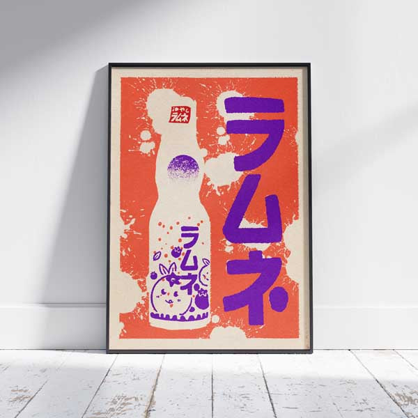Affiche de Ramune Citronnade Myrtille