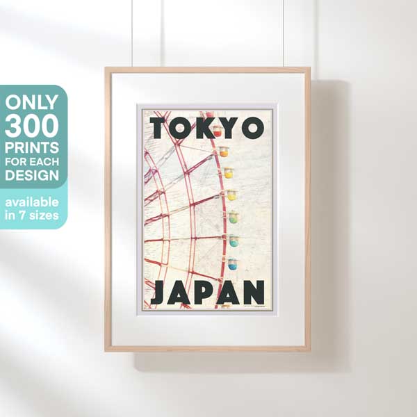 AFFICHE DE TOKYO FUNFAIR B | Édition Limitée | Conception originale par Alecse™ | Série d'affiches de voyage vintage