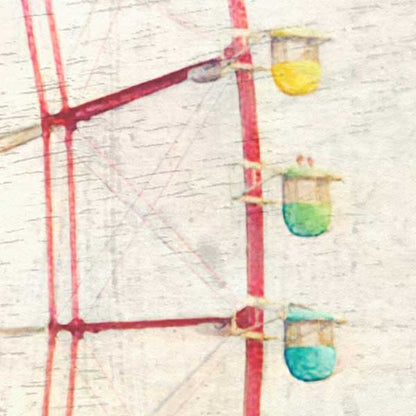 Details of the Tokyo poster revealing Alecse's soft focus signature style