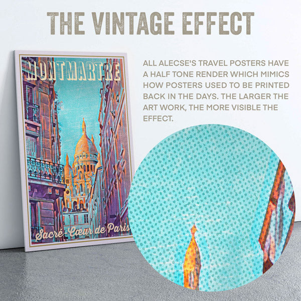 Montmartre Poster Sacre-Coeur